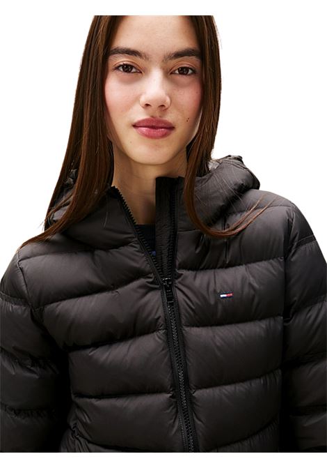 Piumino con cappuccio BLACK Tommy Hilfiger | DW0DW21617BDS